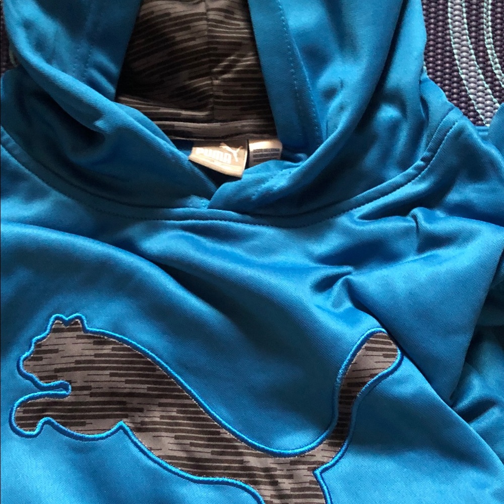 Puma Vibrant Blue Pullover with Iconic Emblem